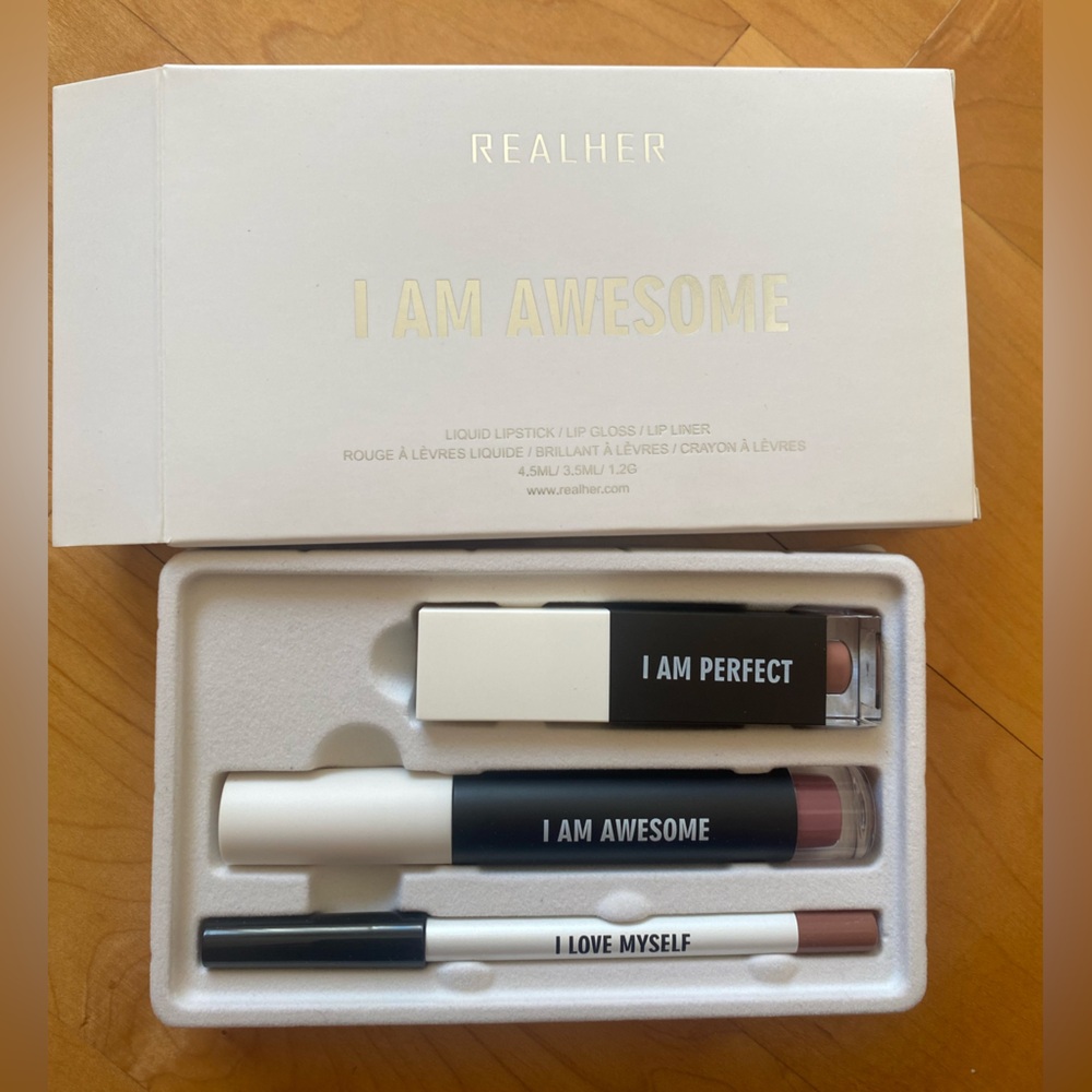 RealHer Nude Lip Kit - 3 piece set